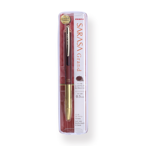 Zebra Sarasa Grand Gel Pen - Antique Series - Limited Edition - 0.5 mm - Red Black - Stationery Pal