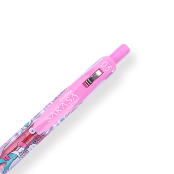 Zebra Sarasa Limited Edition Clip Gel Pen - Petit Trip Series - 0.5 mm - Light Pink - Stationery Pal