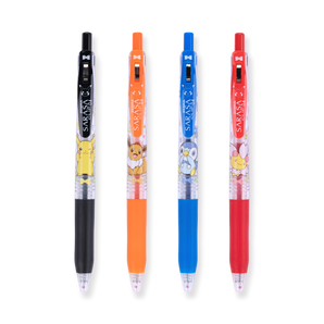 Zebra Sarasa Limited Edition Pocket Monsters Set - 0.4mm - Stationery Pal