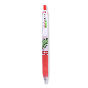 Zebra Sarasa Mark On Gel Pen - 0.4 mm - Red