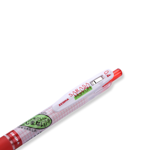 Zebra Sarasa Mark On Gel Pen - 0.4 mm - Red