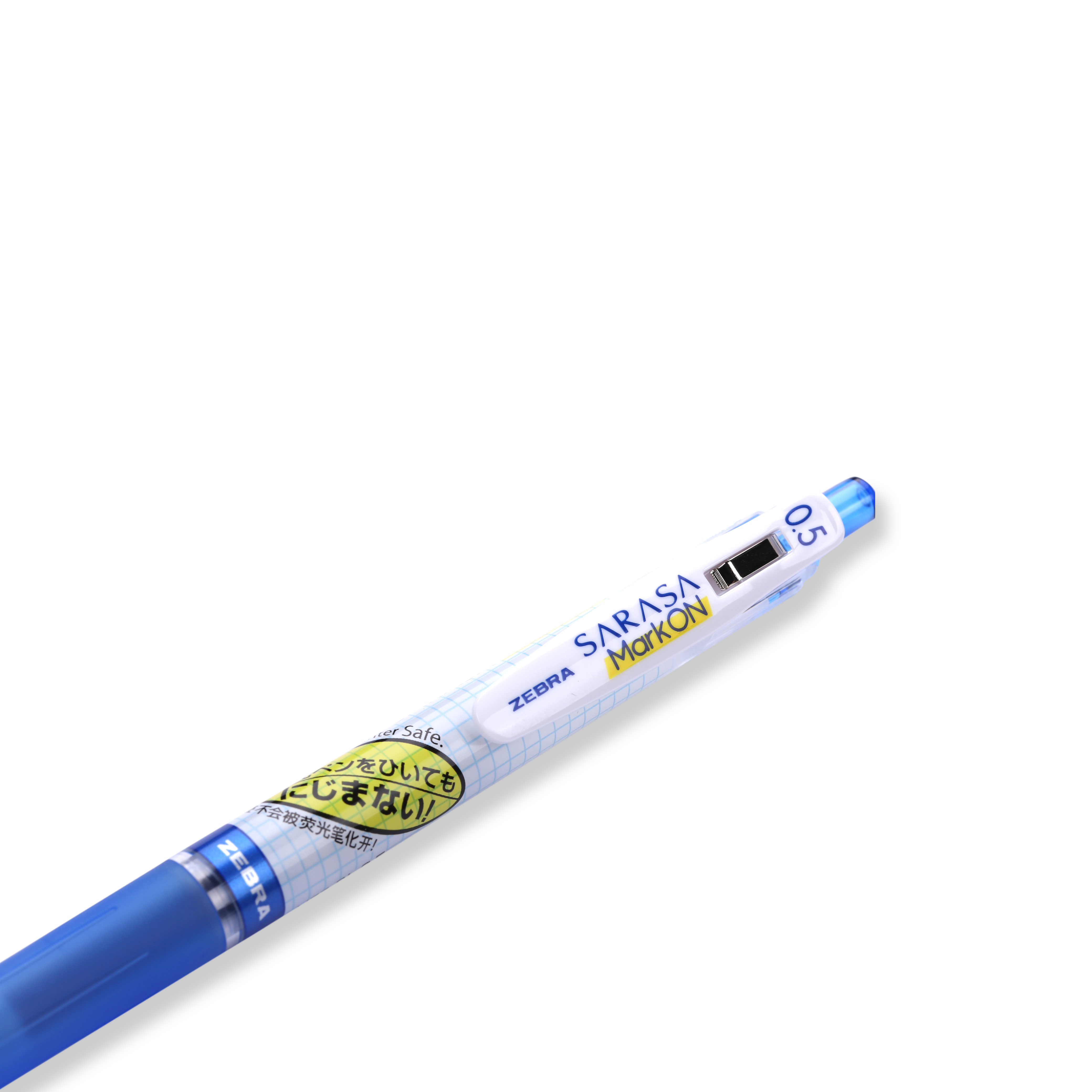Bolígrafo de gel Zebra Sarasa Mark On - 0,5 mm - Azul