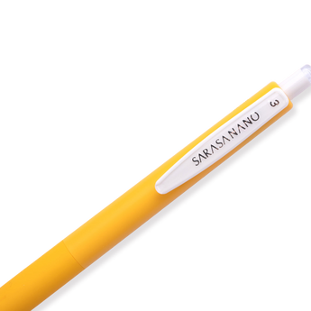 Zebra Sarasa NANO Gel Pen - 0.3 mm - Yellow - Stationery Pal