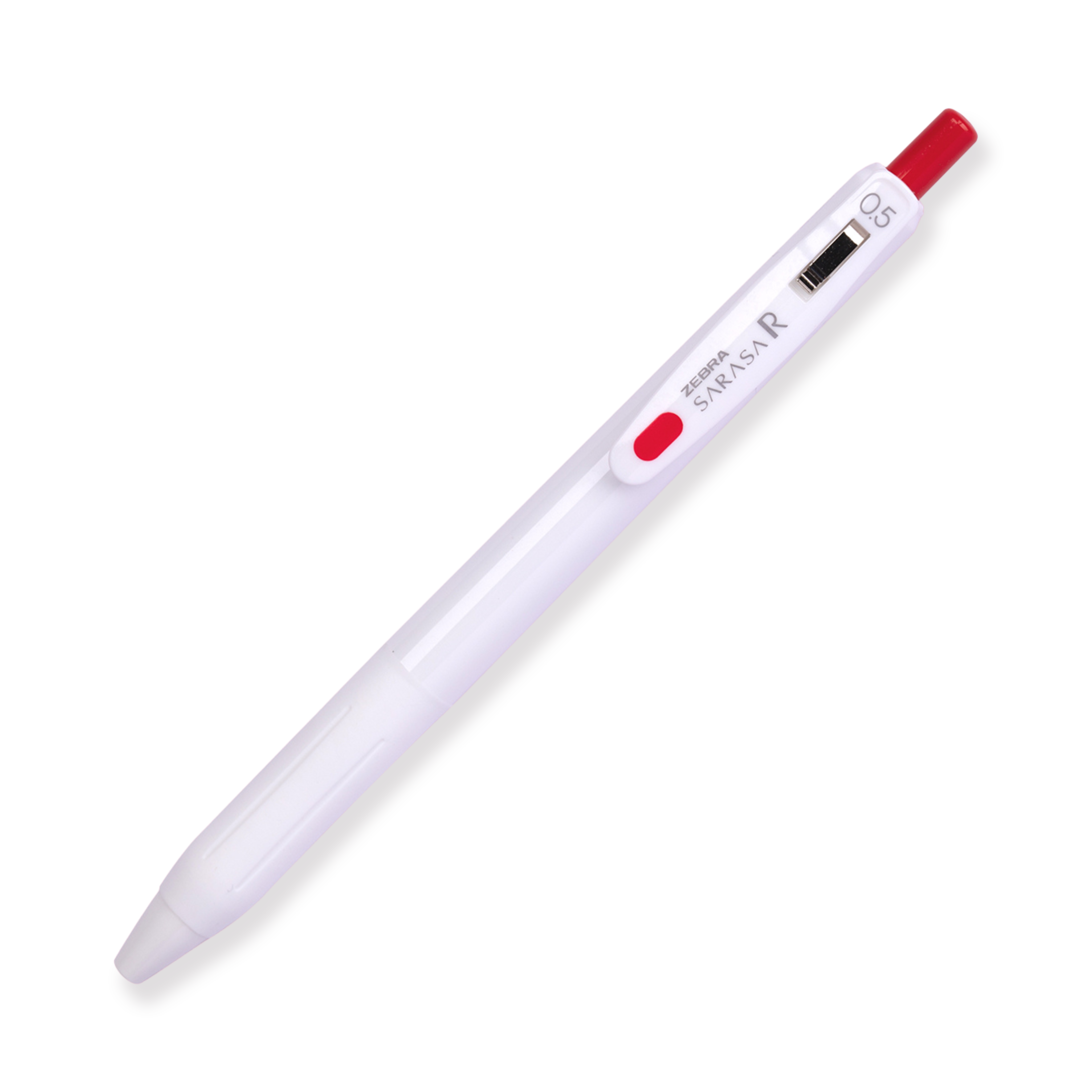 Bolígrafo de tinta de gel Zebra Sarasa R - 0,5 mm - Rojo