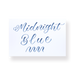 Zebra Smoky Brush Pen - Midnight Blue - Stationery Pal