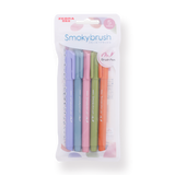 Zebra Smoky Brush Pen - Set of 5 - B - Stationery Pal