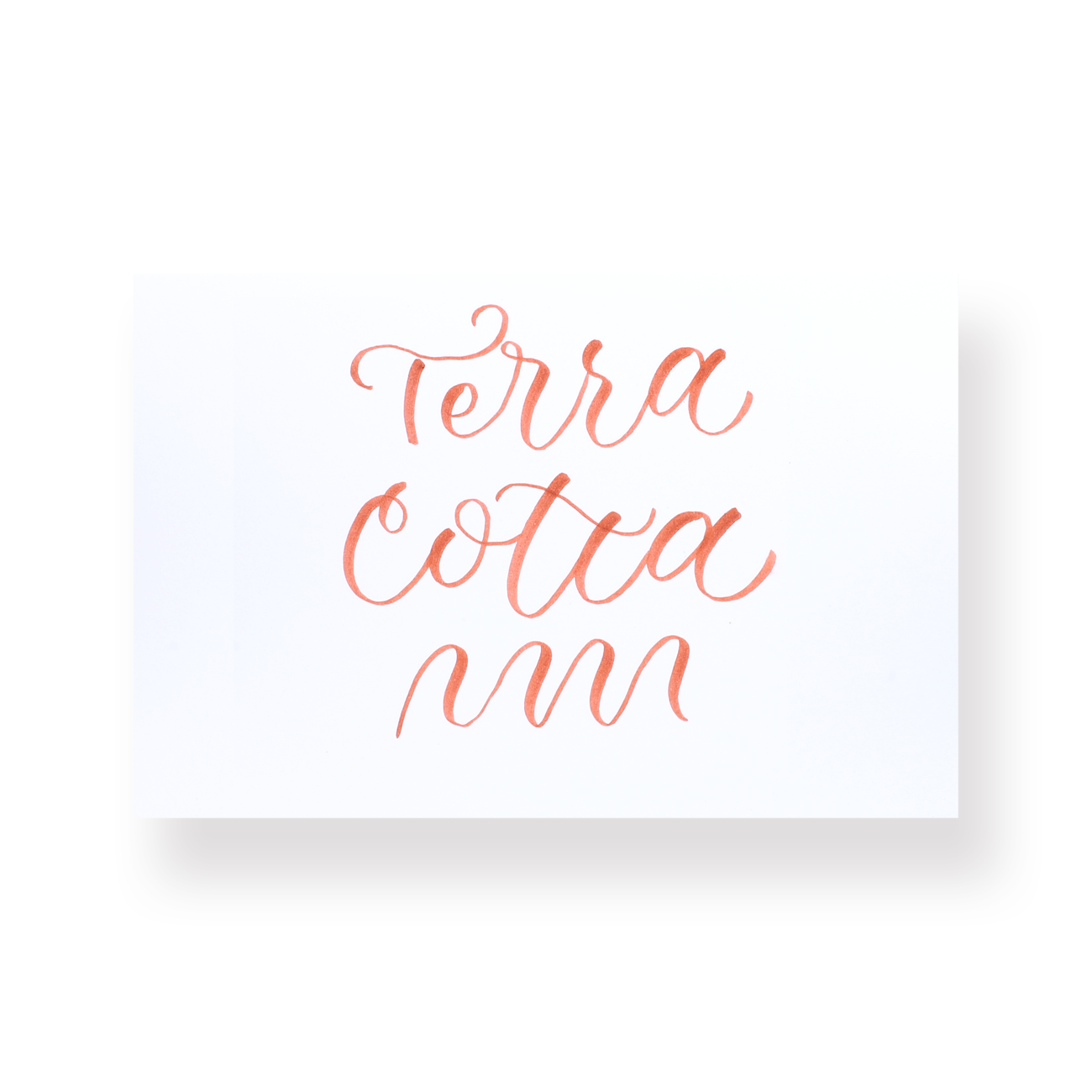 Zebra Smoky Brush Pen - Terra Cotta - Stationery Pal