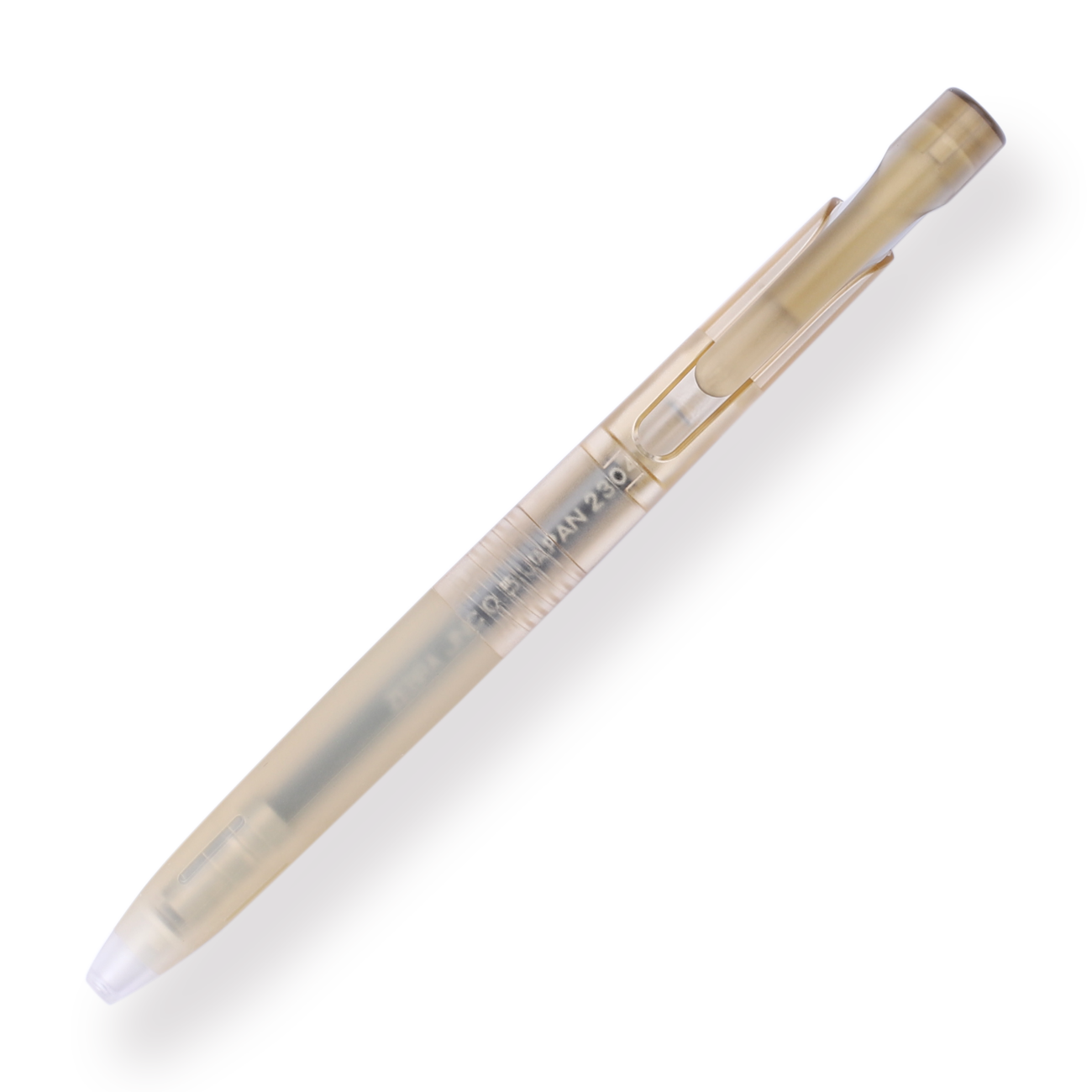 Zebra bLen Limited Edition Retractable Gel Pen - The Clear Nuance Color - Ochre - Stationery Pal