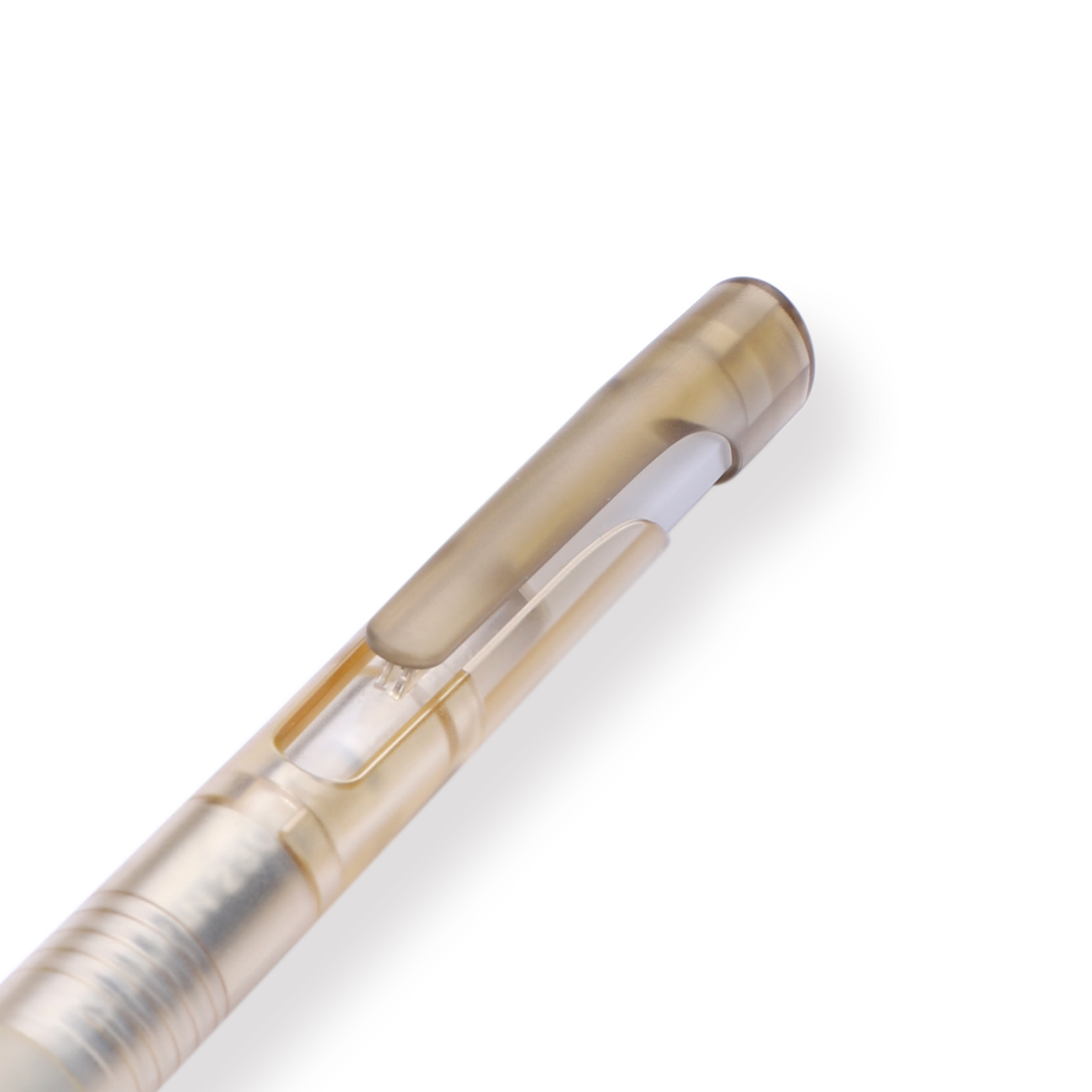 Zebra Blen Limited Edition Retractable Gel Pen - The Clear Nuance Color - Ochre