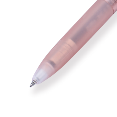 Zebra bLen Limited Edition Retractable Gel Pen - The Clear Nuance Color - Pink Brown - Stationery Pal