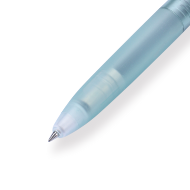 Zebra bLen Translucent Limited Edition Retractable Gel Pen - 0.5 mm - Lake Blue - Stationery Pal