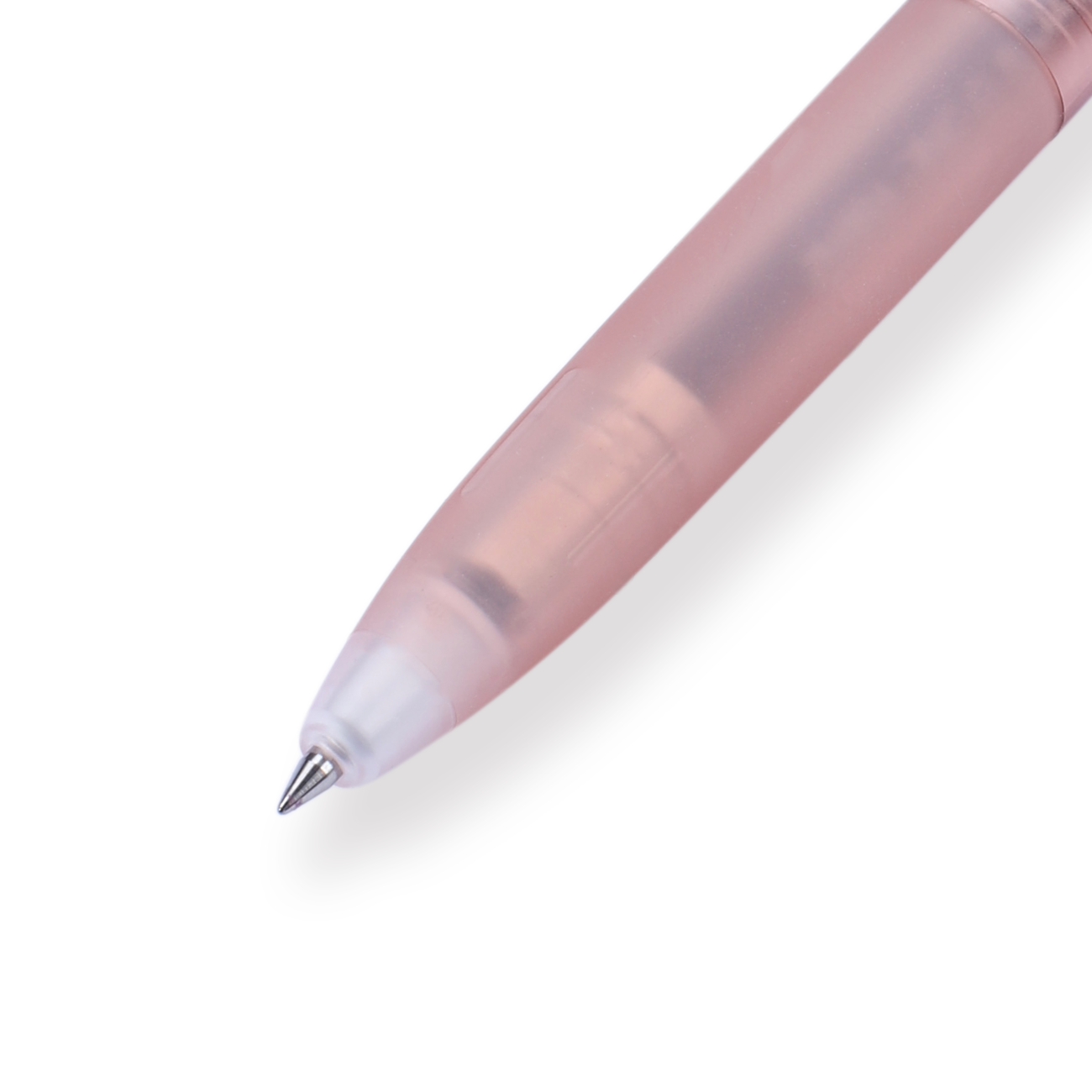 Zebra bLen Translucent Limited Edition Retractable Gel Pen - 0.5 mm - Pink Brown - Stationery Pal