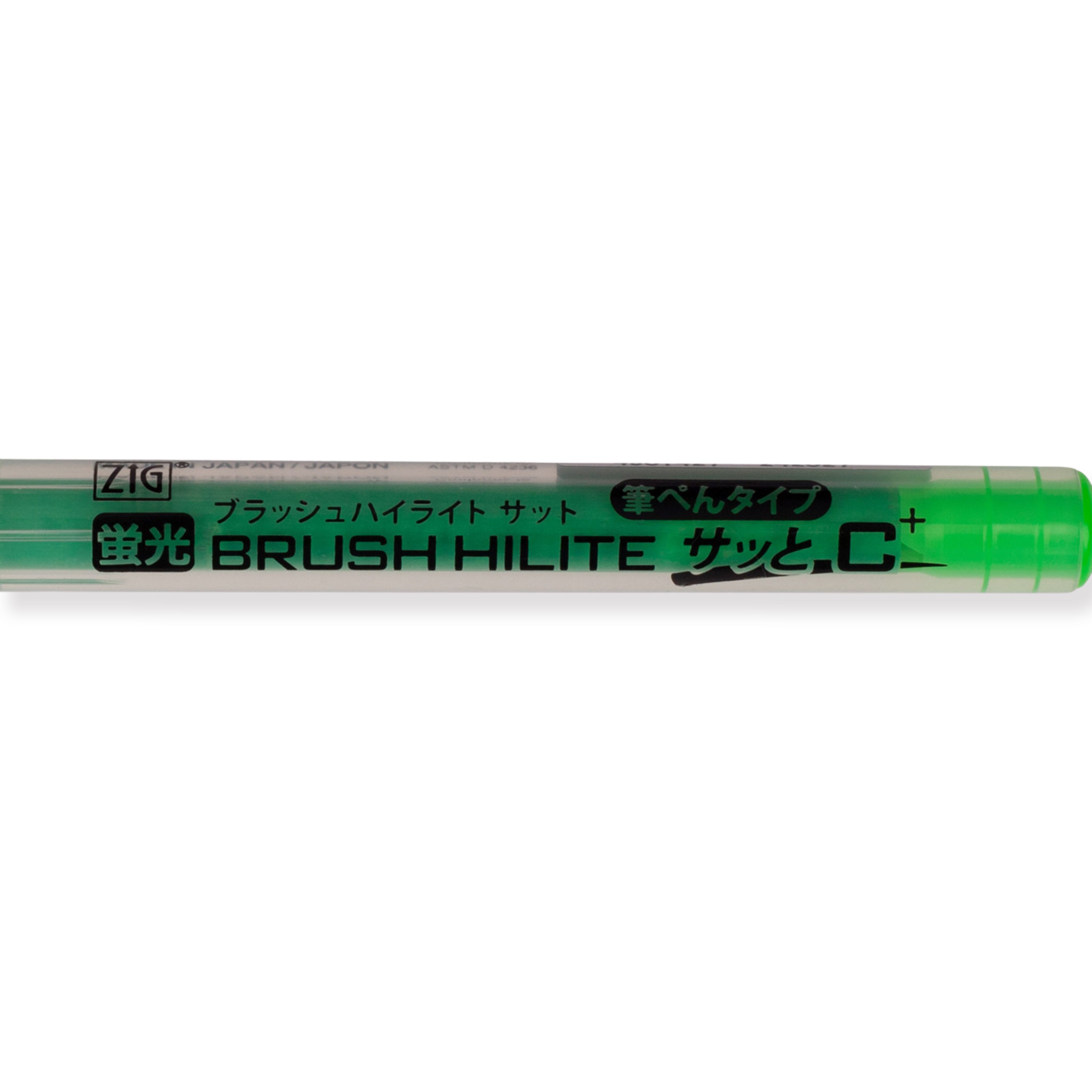 Kuretake Brush High-Lite Quick C+ Textmarker - Grün