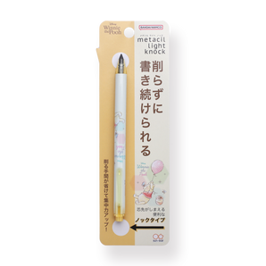 Sun-Star x Disney Metacil Light Knock Pencil - Winnie the Pooh - Stationery Pal