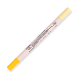 Kuretake Zig Brushables Brush Pen - Pure Yellow 050 - Stationery Pal