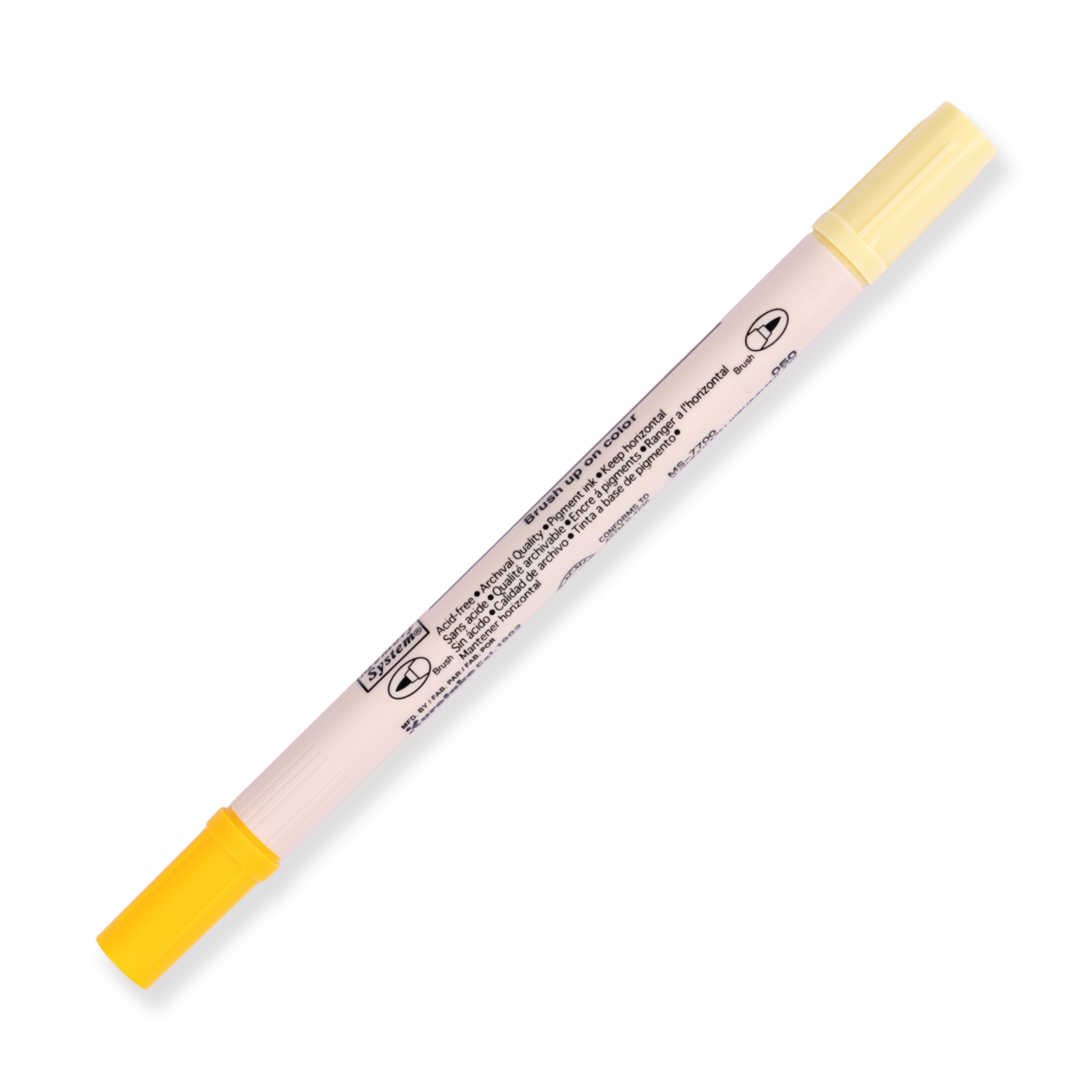 Kuretake Zig Brushables Pinselstift - Pure Yellow 050