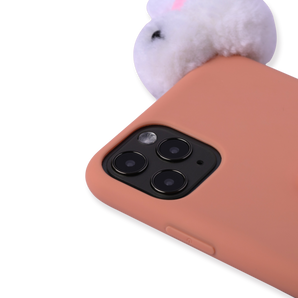 Funda para iPhone 11 Pro Max - Conejo - Naranja