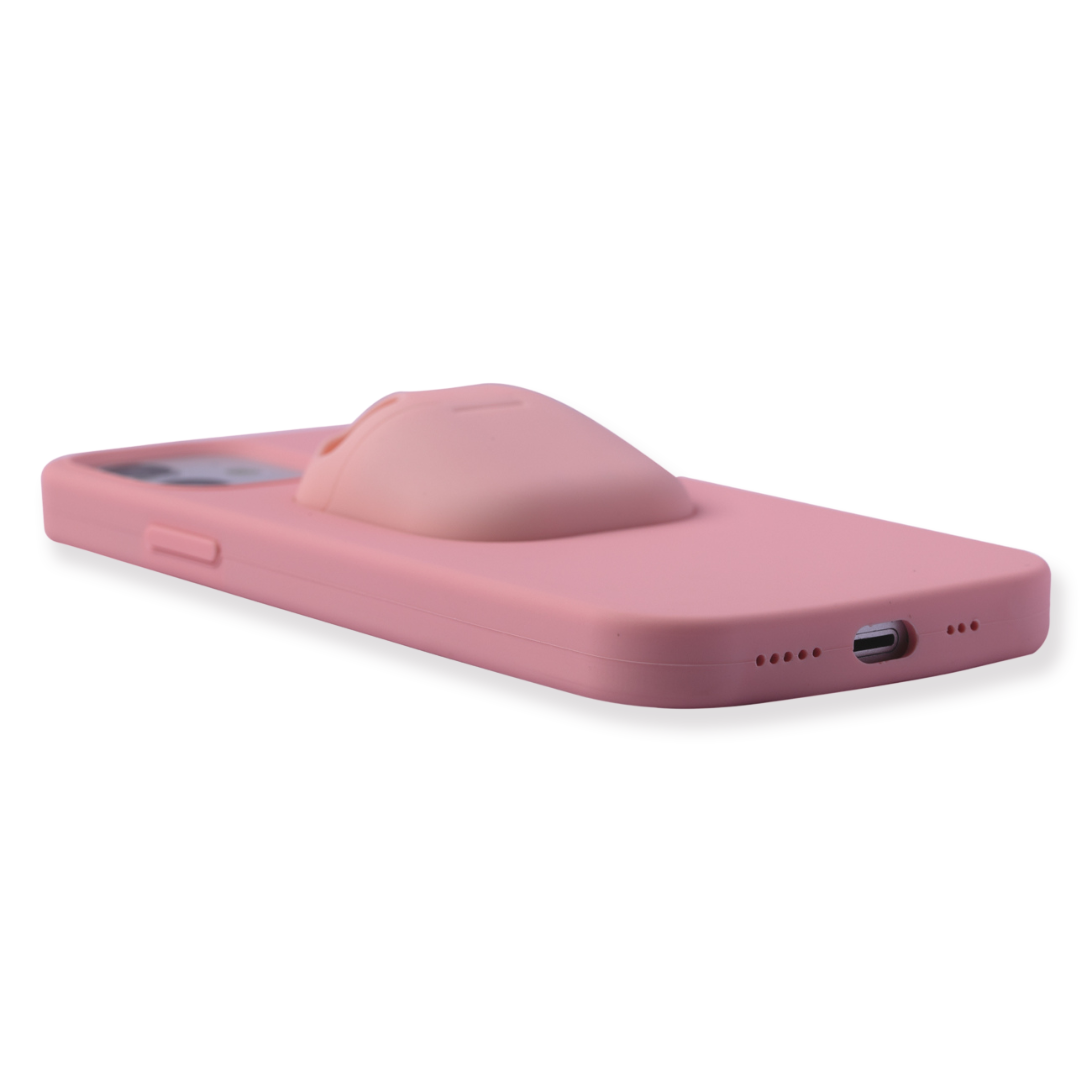iPhone X/XS Hülle - Airpods Halter - Rosa