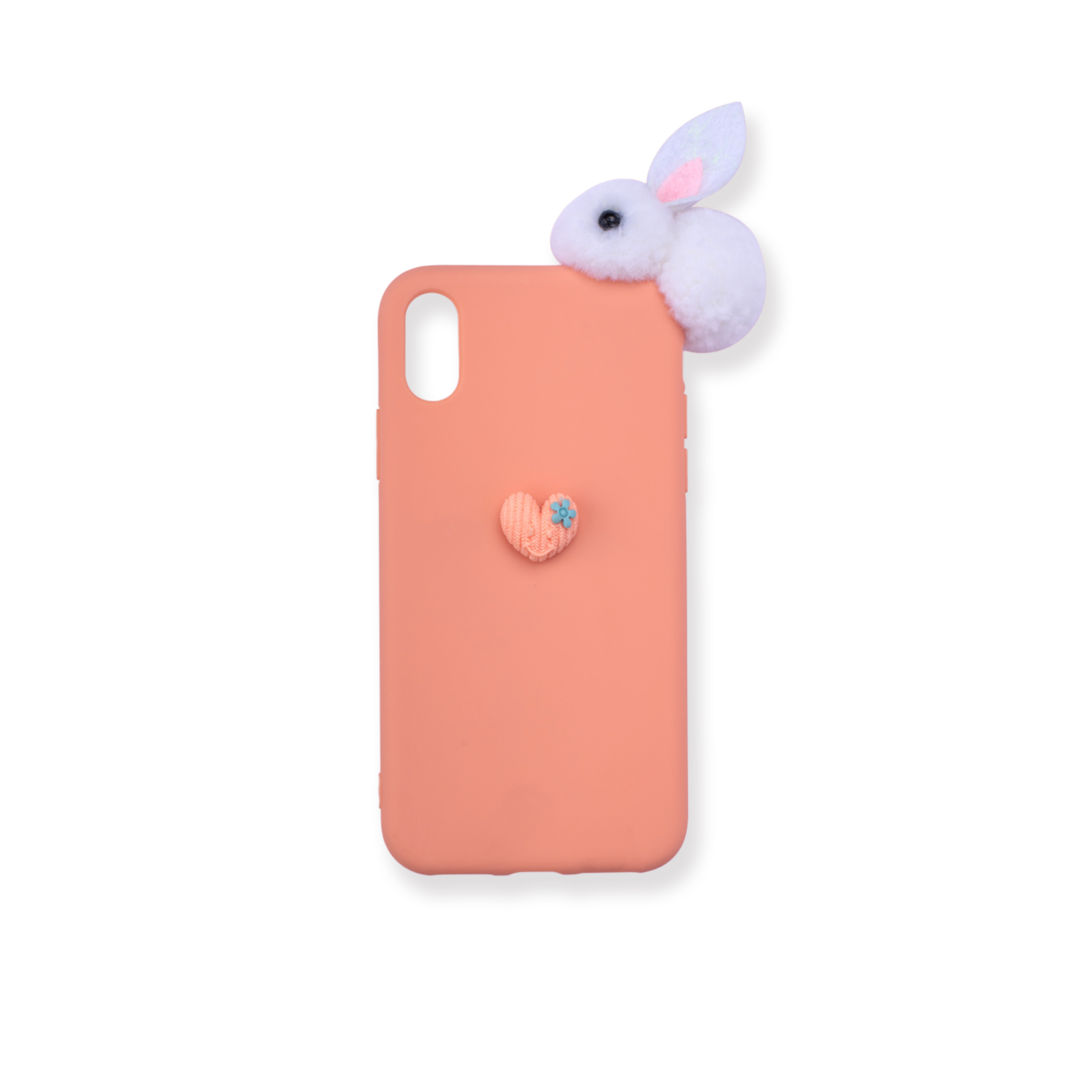 iPhone X/XS Hülle - Kaninchen - Orange