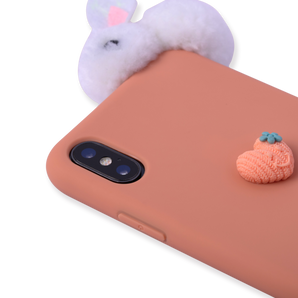 iPhone X/XS Case - Rabbit - Orange