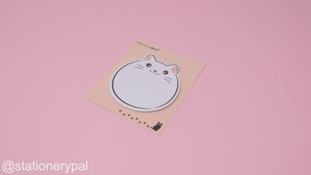 Cat Sticky Notes - White cat