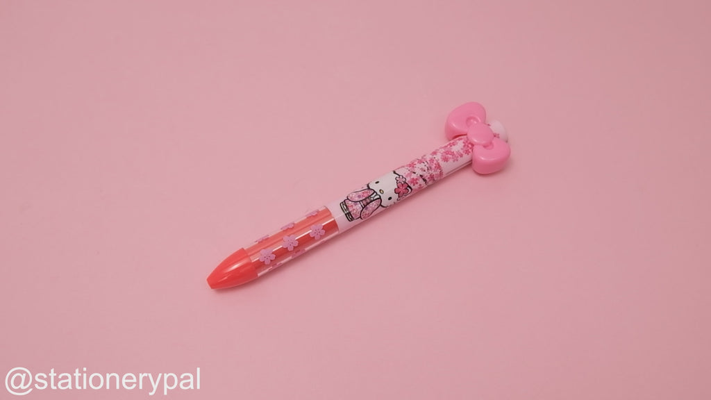 Sakamoto Ribbon Mimi Hello Kitty Limited edition Ballpoint Pen - 0.5 mm - Cherry Blossom Tree