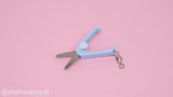 Mini Retractable Scissors - Blue