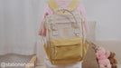 Pastel Waterproof Backpack - Yellow