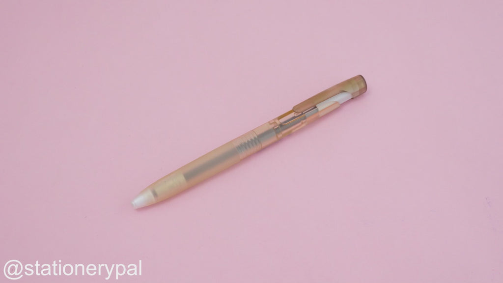 Zebra bLen Translucent Limited Edition Retractable Gel Pen - Ochre