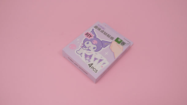 Sanrio DIY Diamond Dotted Art Sticker Kit - Kuromi