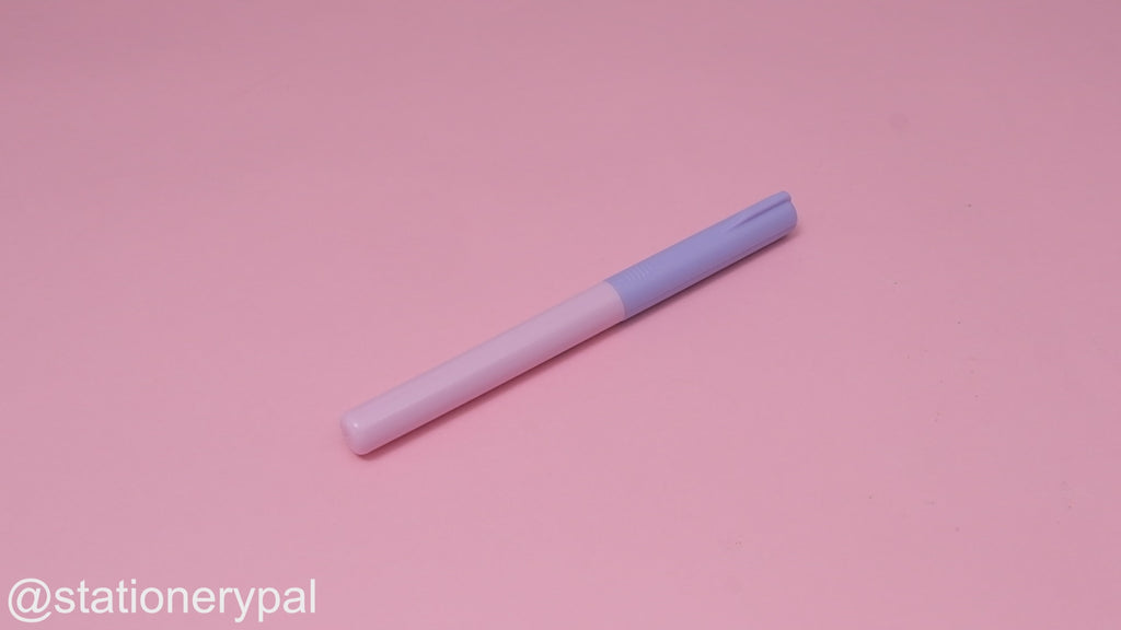 Sun-Star Stickyle Scissors - Long Type - Violet x Pale Pink