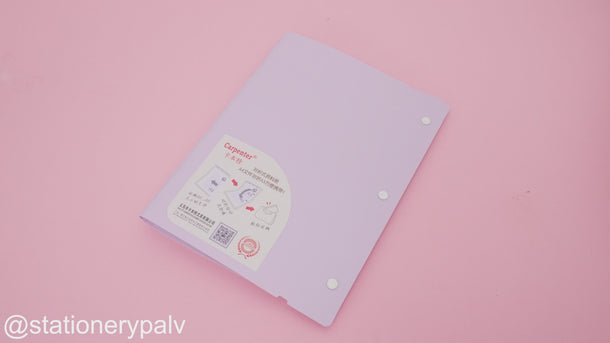 A4 Flexible Filling Folder - Lilac Purple