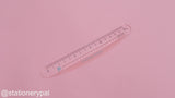 Kokuyo Pastel Planet Ruler - 15 cm - Pink