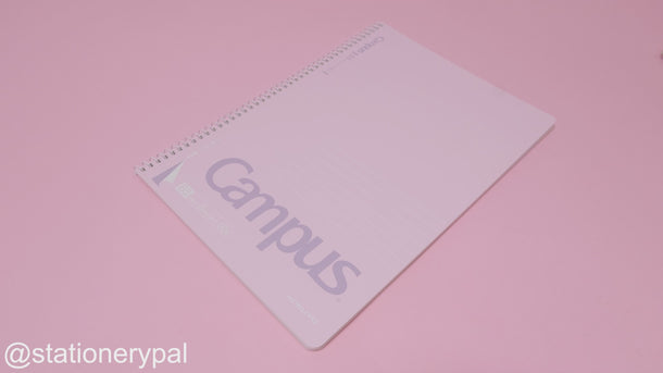 Kokuyo Campus Metal Ring Notebook - B5 - Dotted 8 mm Rule - Pink