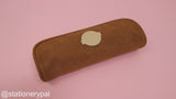 Corduroy Retro Pencil Case - Coffee