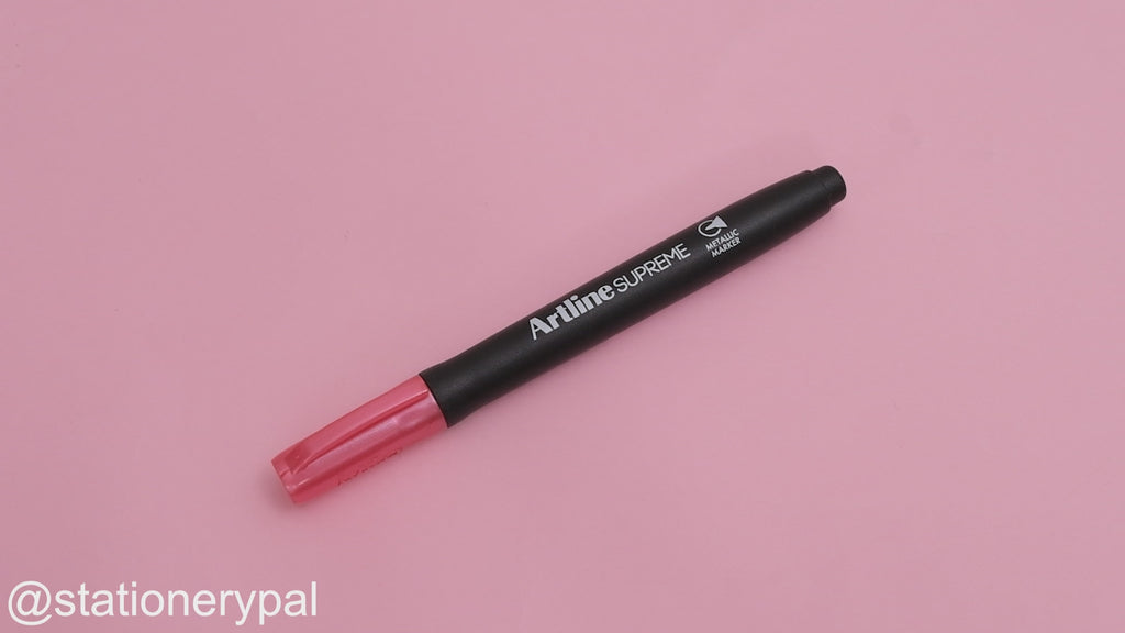 Shachihata Artline Supreme Metallic Marker - 1.0 mm - Metallic Pink