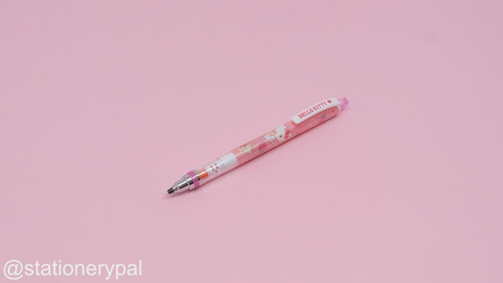 Uni-ball Kuru Toga x Limited Edition Mechanical Pencil - 0.5 mm - Hello Kitty x Strawberry