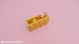 Building Block Tape Dispenser - Yellow