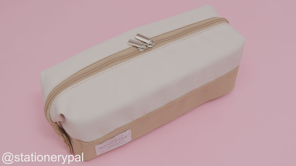 Multi-Functional Pastel Pencil Case - Brown — Stationery Pal