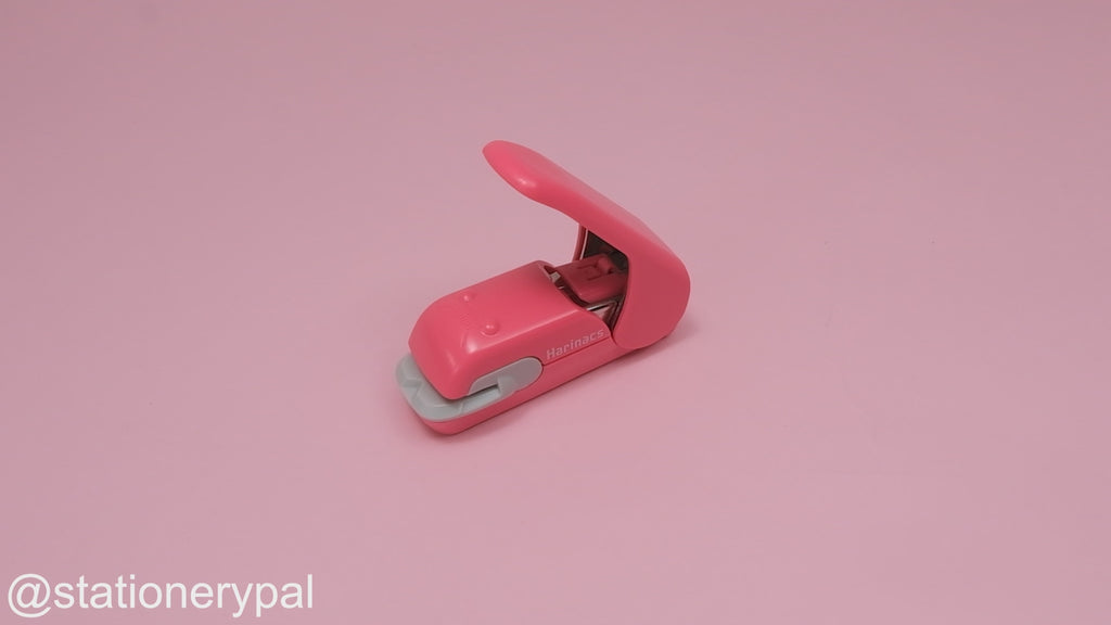 Kokuyo SLN-MPH105 Harinacs Press Stapleless Stapler - Pink