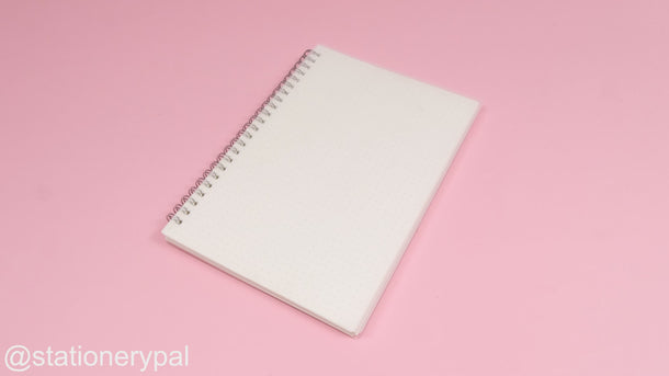 Matte Cover Spiral A5 Dot Line Notebook