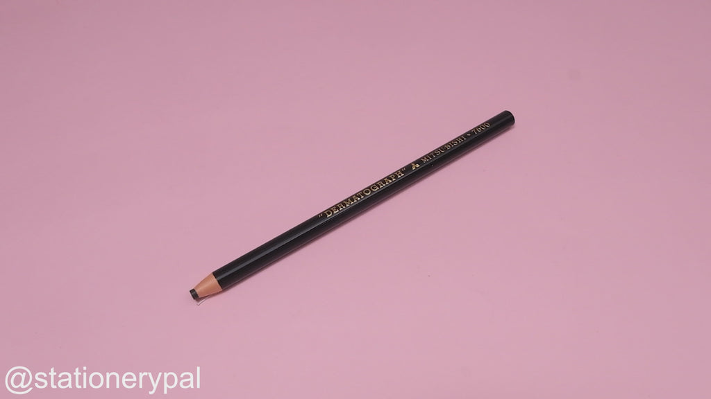 Uni-ball Dermatograph 7600 Colored Pencil - Black