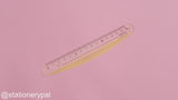 Kokuyo Pastel Planet Ruler - 15 cm - Yellow