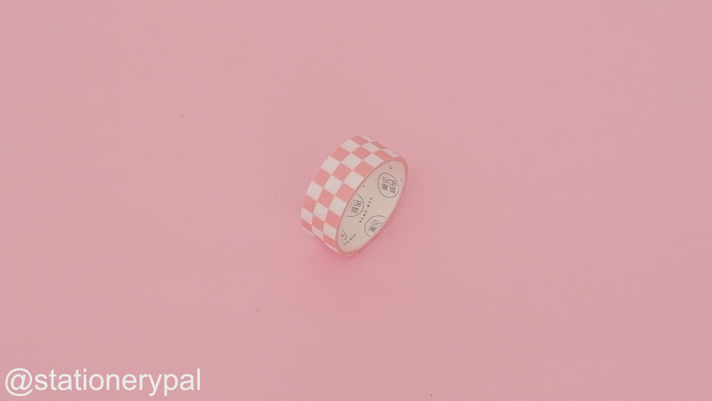 Checkerboard Washi Tape - Pink