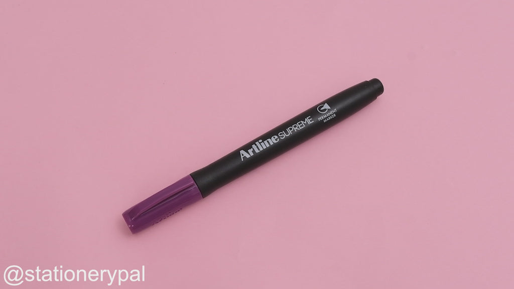 SHACHIHATA Artline Supreme Metallic Marker - 1.0 mm - Metallic Purple