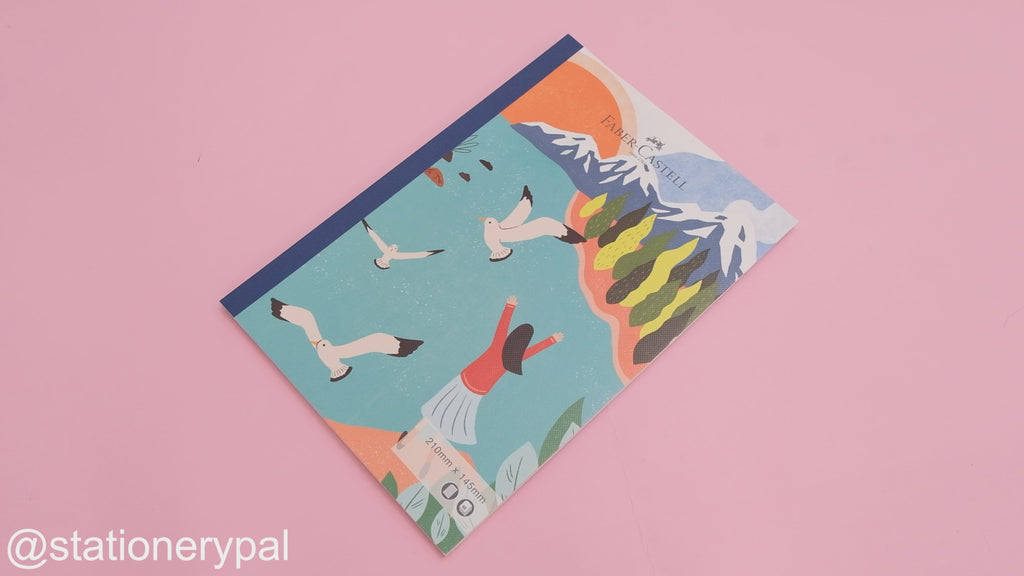 Faber-Castell × SEEN Notebook - A5 - 8 mm Ruled - Seagull