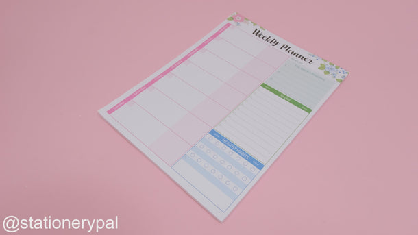 Weekly Planner Notepad - B