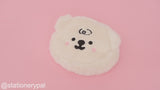 Plushy Bear Coin Purse - White