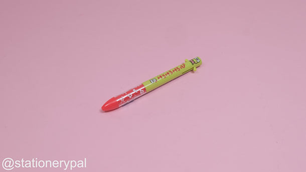 Sakamoto Funbox Mimi Sanrio Ballpoint Pen - 0.5 mm - Keroppi - Red Grip