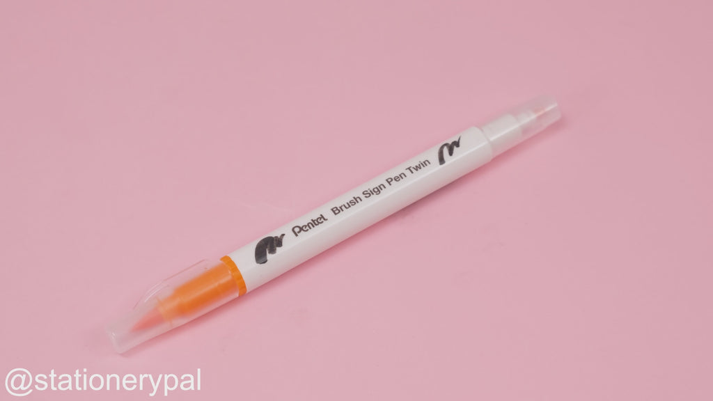 Pentel Brush Sign Pen Twin – Ochre